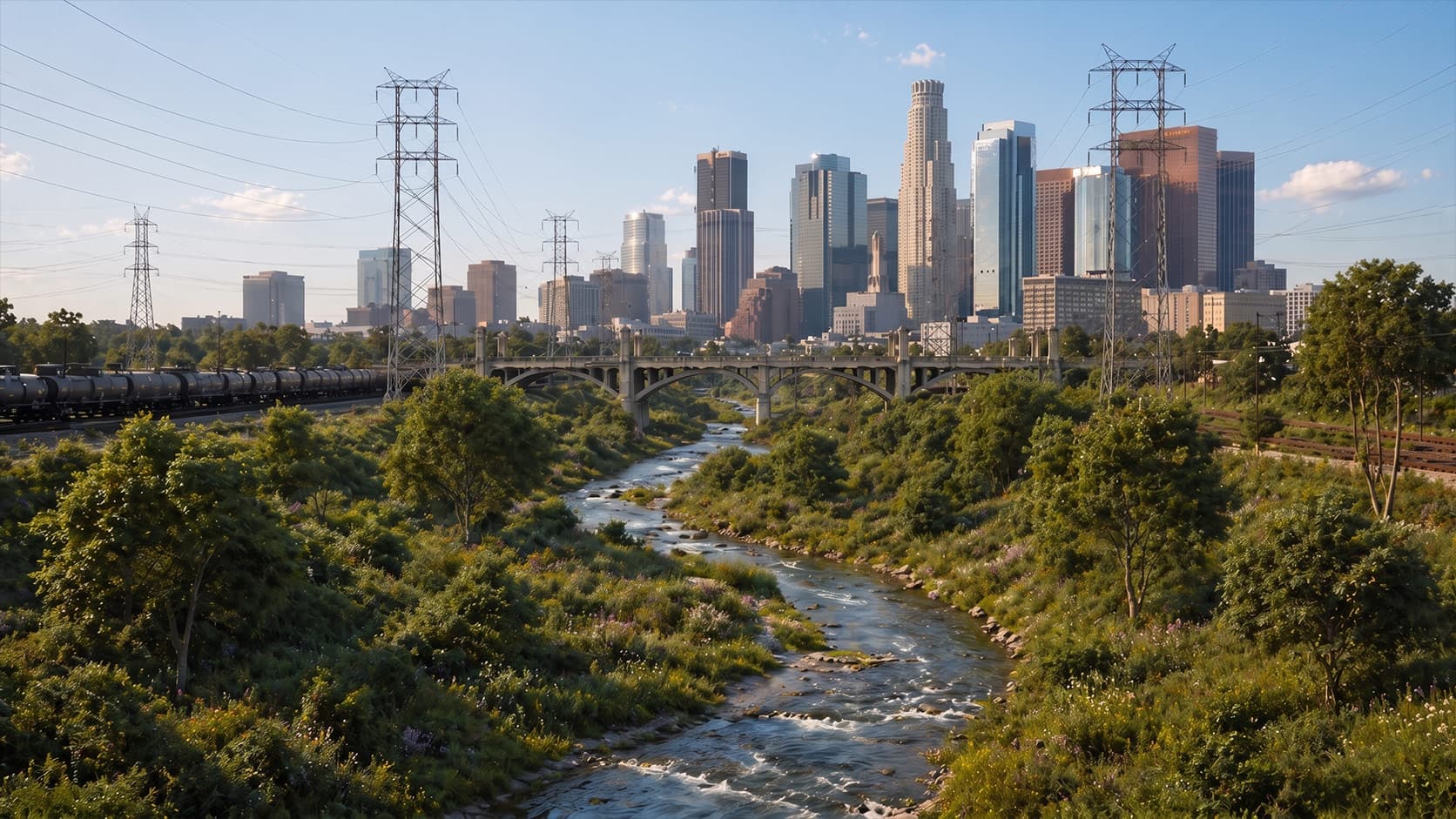 A reachable mid-term restoration plan for the Los Angeles River